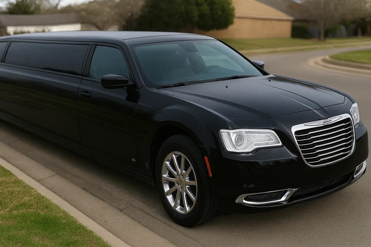 10-passenger stretch limousine exterior