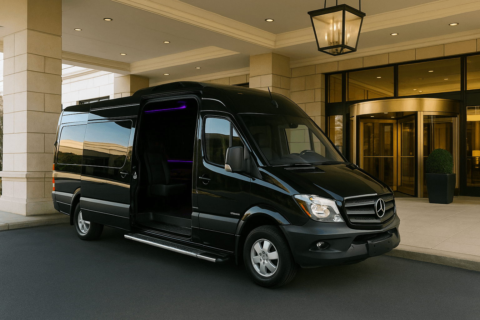 10 Passenger Limo Sprinter – exterior