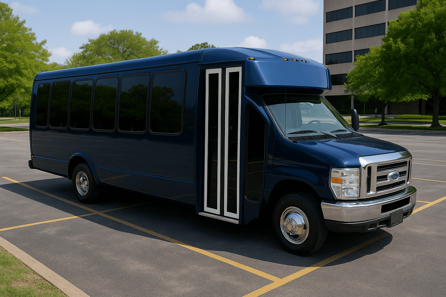24 Passenger Party Bus – exterior