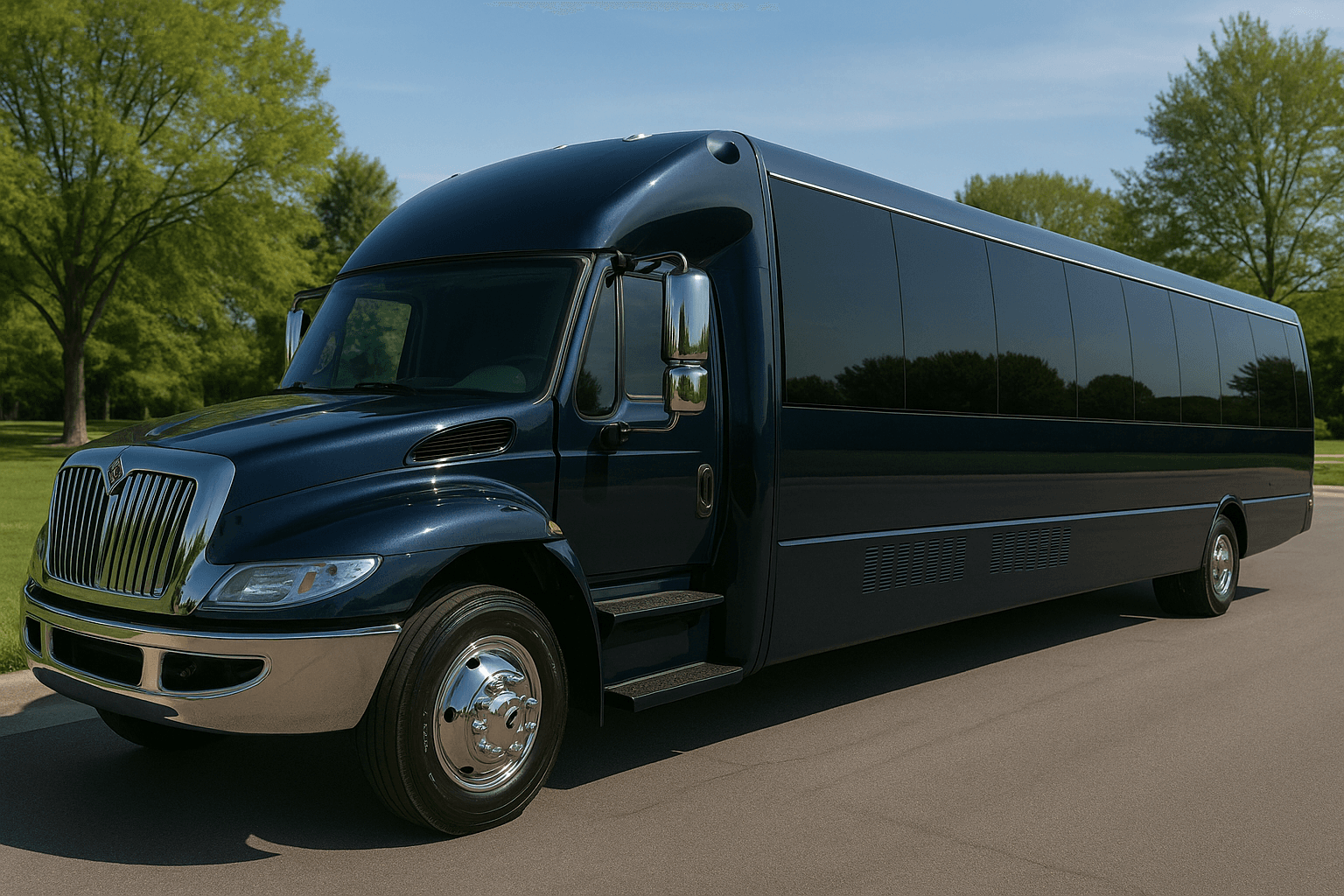 34 Passenger Party Bus – exterior
