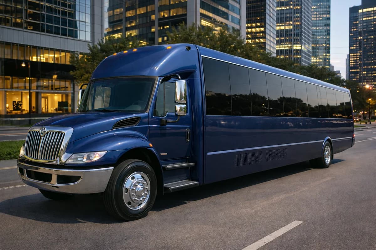 40-passenger coach bus exterior