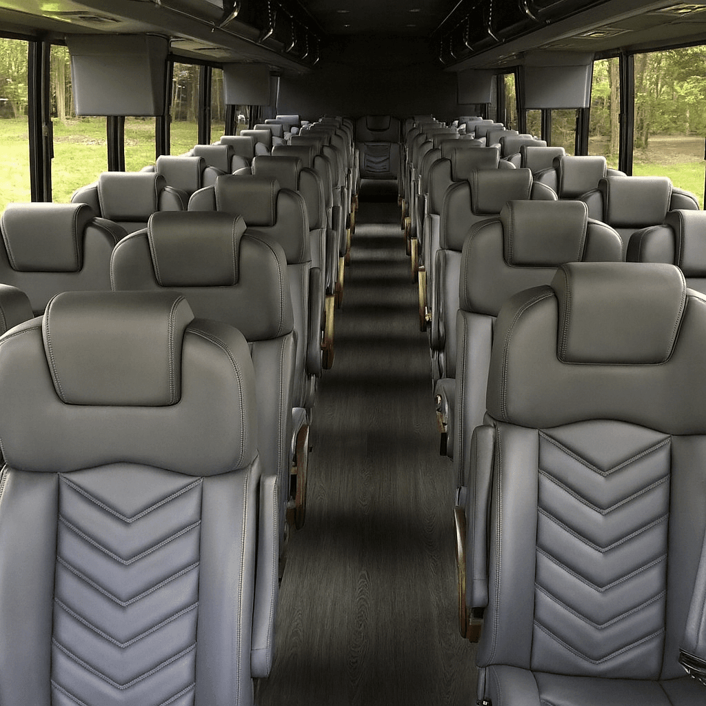 44 Passenger Coach Bus interior view